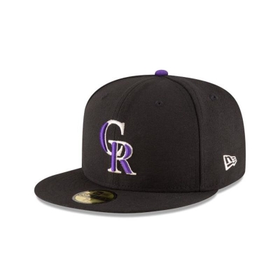 Sapca New Era Colorado Rockies MLB Authentic Collection 59FIFTY Fitted - Negrii